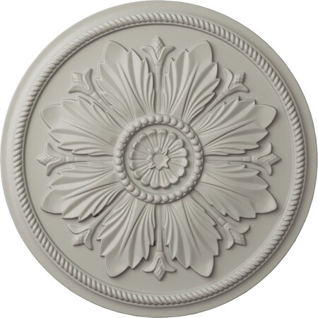 Kaya Ceiling Medallion (Fits Canopies Up To 5 1/4), Hand-Painted Pot Of Cream, 23 5/8OD X 1 1/2P